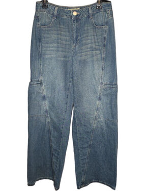 Juniors Banjara Blue Wide Leg Jeans Size 9